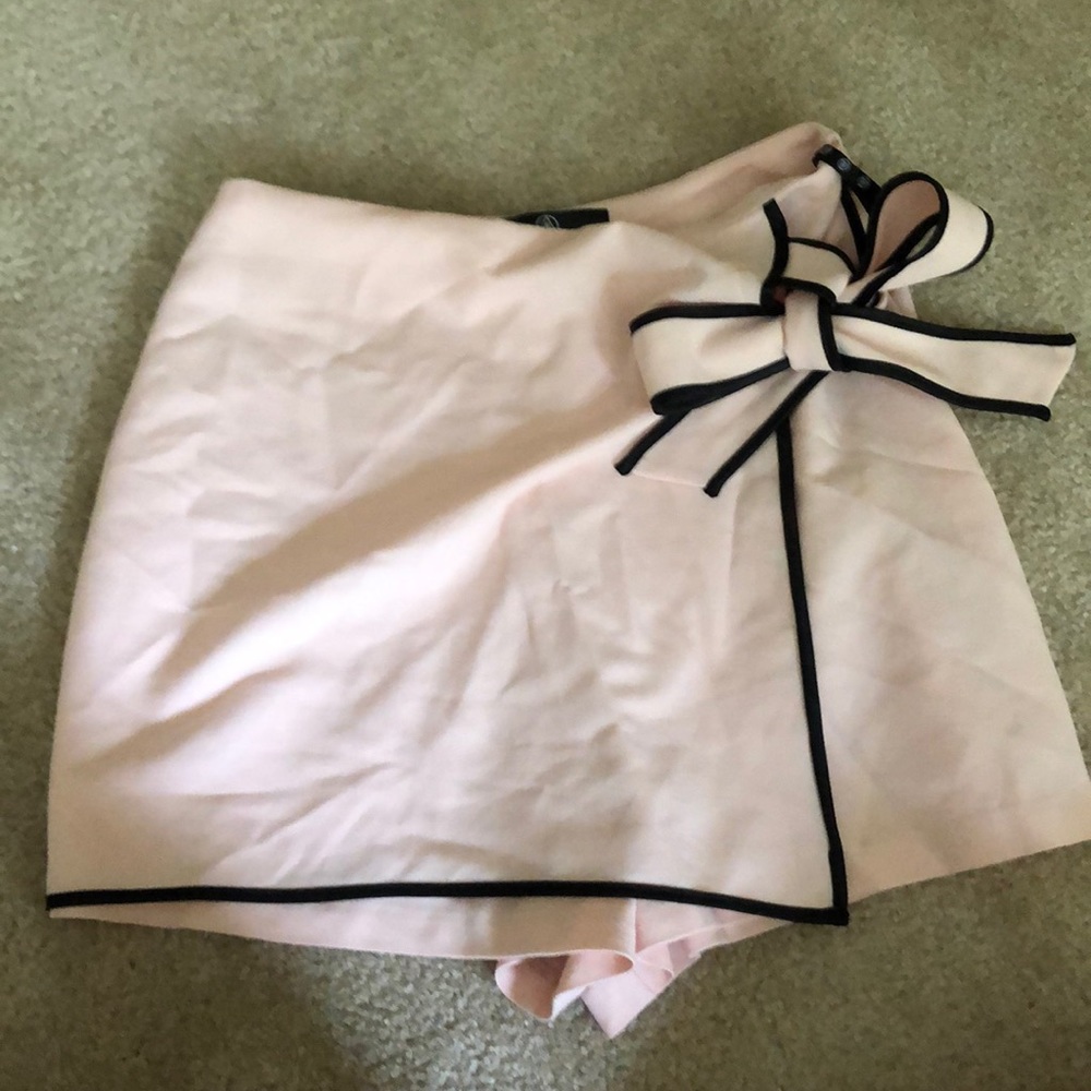 asos pink skort